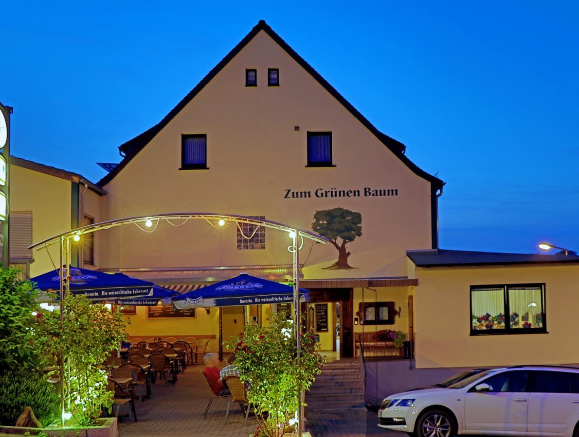 فندق Restaurant Gruener Baum Leidersbach المظهر الخارجي الصورة